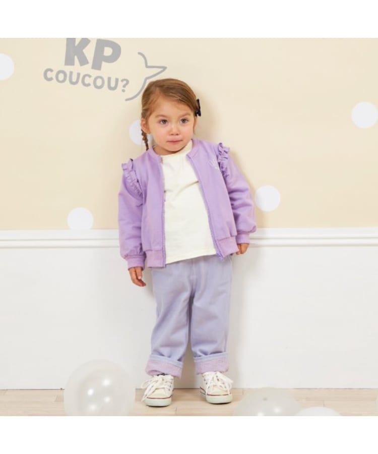 ケーピー(KP)のKP coucou?(ケーピーククー)裾リボンパンツ(80～140)9