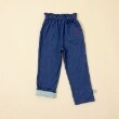 ケーピー(KP)のKP coucou(ケーピーククー)裾リボンデニム風パンツ(80～140)4