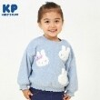 ケーピー(KP)のKP(ケーピー)ボアmimiアップリケブークレトレーナー(80～120) サックスブルー(090)