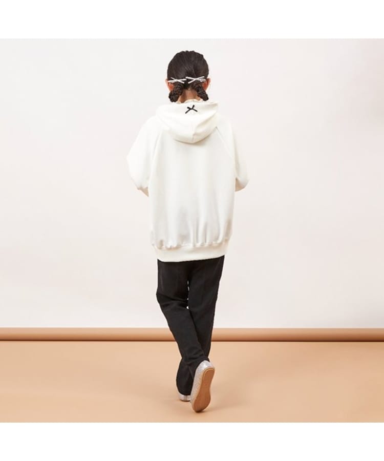 ケーピー(KP)のtroislapins(トロワラパン)フードツキリボントレーナー(140～160)2