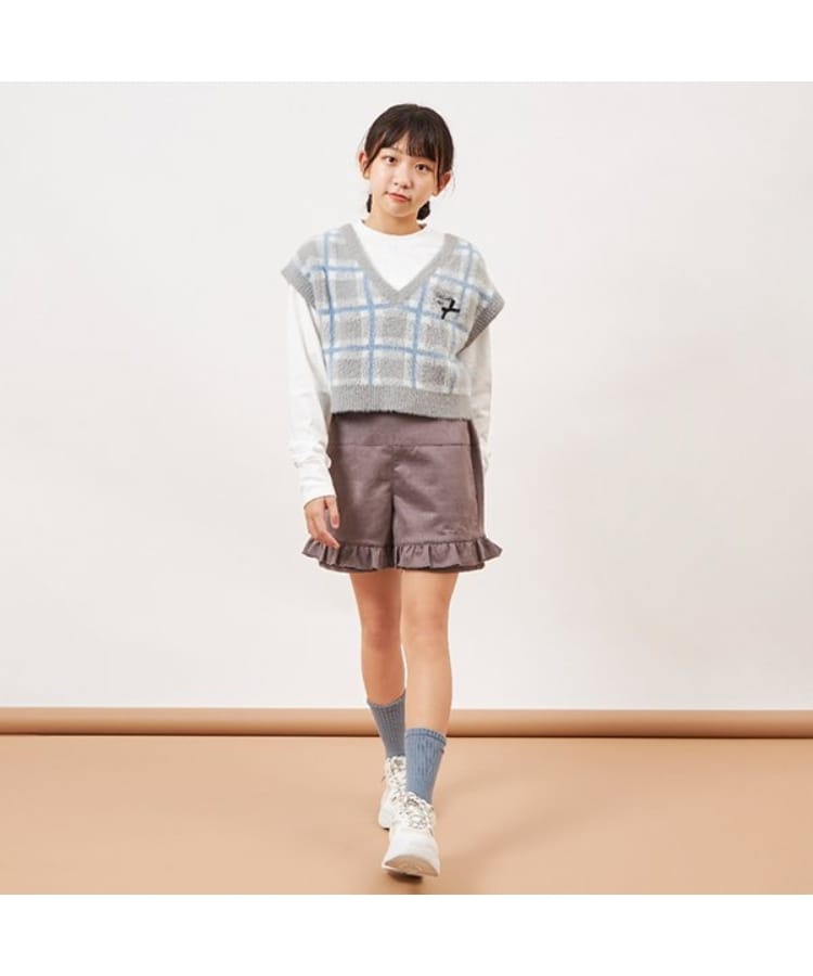ケーピー(KP)のtroislapins(トロワラパン)ウォッシャブルベスト＆Ｔシャツセット(140～160)4