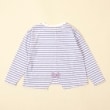 ケーピー(KP)のKP coucou?(ケーピーククー)ワンポイント刺繍長袖ボーダーTシャツ(80～140)7