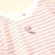 ケーピー(KP)のKP coucou?(ケーピーククー)ワンポイント刺繍長袖ボーダーTシャツ(80～140)9