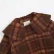 ケーピー(KP)のKP(ケーピー)ビッグカラーウールチェックコート(90～130)10