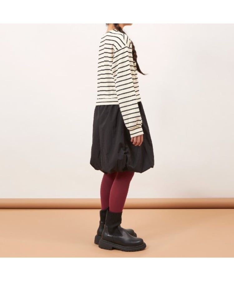 ケーピー(KP)のtroislapins(トロワラパン)鹿の子ボーダーワンピース(140～160)3