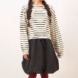 ケーピー(KP)のtroislapins(トロワラパン)鹿の子ボーダーワンピース(140～160)2