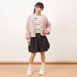 ケーピー(KP)のtroislapins(トロワラパン)鹿の子ボーダーワンピース(140～160)5