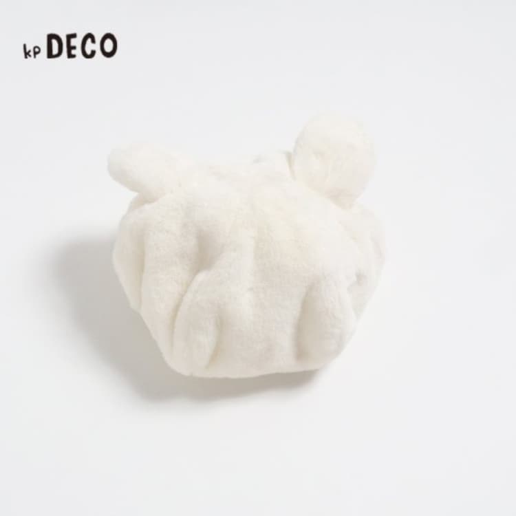 ケーピー(KP)のKPDECO(ケーピーデコ)フェイクファー耳付ベレー帽(S～M) その他