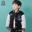 ケーピー(KP)のKPBOY(ケーピーボーイ)恐竜ワッペンスタジャン(90～130) ブラック(219)