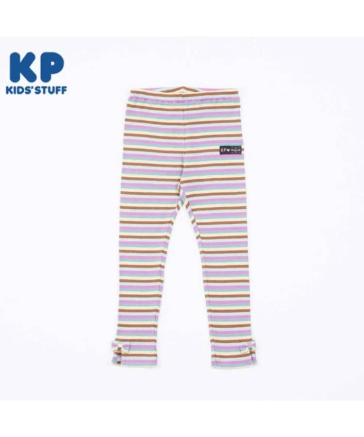 ケーピー(KP)のKP マルチボーダースパッツ(80～130) パープル(081)