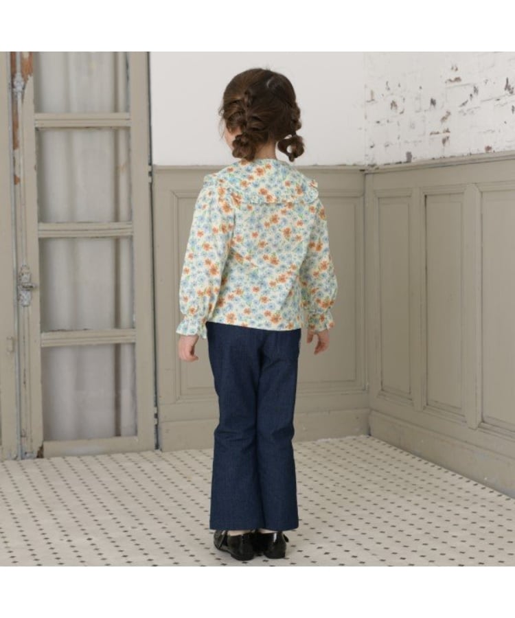 ケーピー(KP)のKP ストレッチデニムフレアパンツ(110～160)5