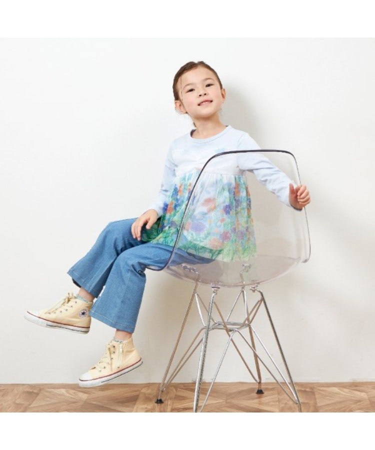 ケーピー(KP)のKP ストレッチデニムフレアパンツ(110～160)12