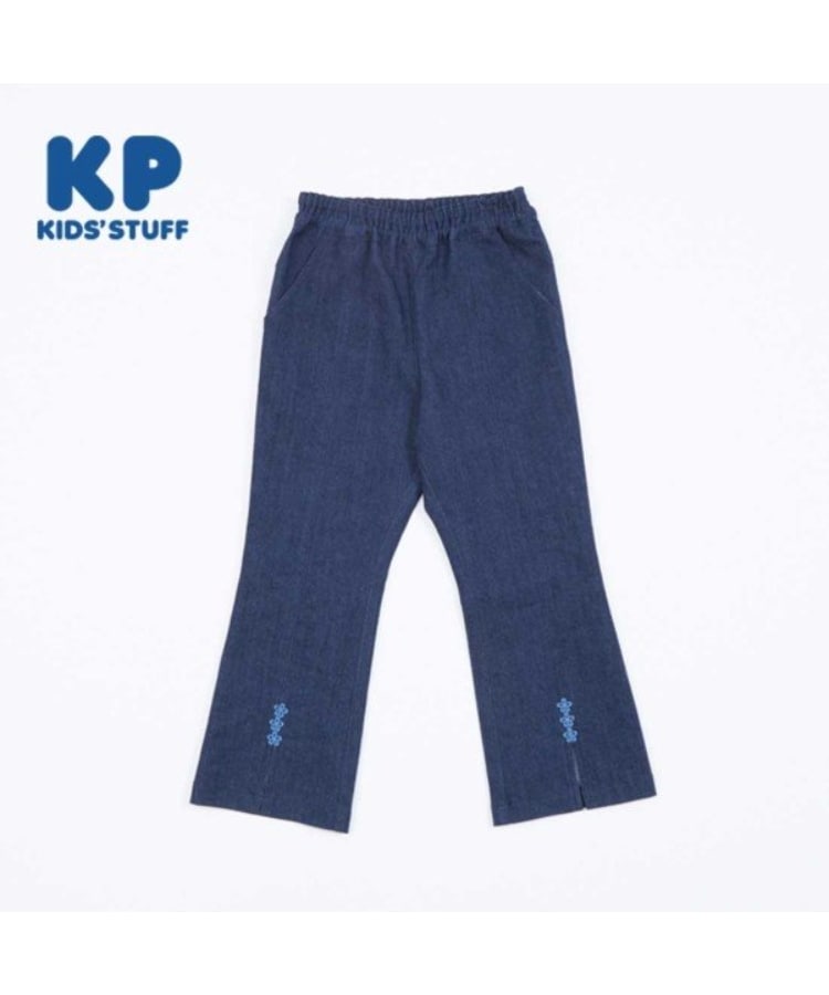 ケーピー(KP)のKP ストレッチデニムフレアパンツ(110～160) ブルー(093)