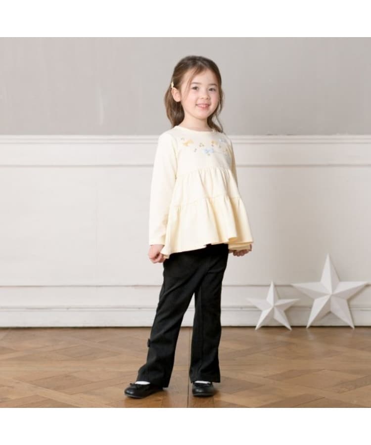 ケーピー(KP)のKP 裾フリルストレッチパンツ(110～150)2
