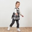 ケーピー(KP)のKP 裾折り返しデニム風ニットツイルパンツ(100～160)17