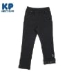 ケーピー(KP)のKP 裾折り返しストレッチ裏毛パンツ(100～160) ブラック(219)