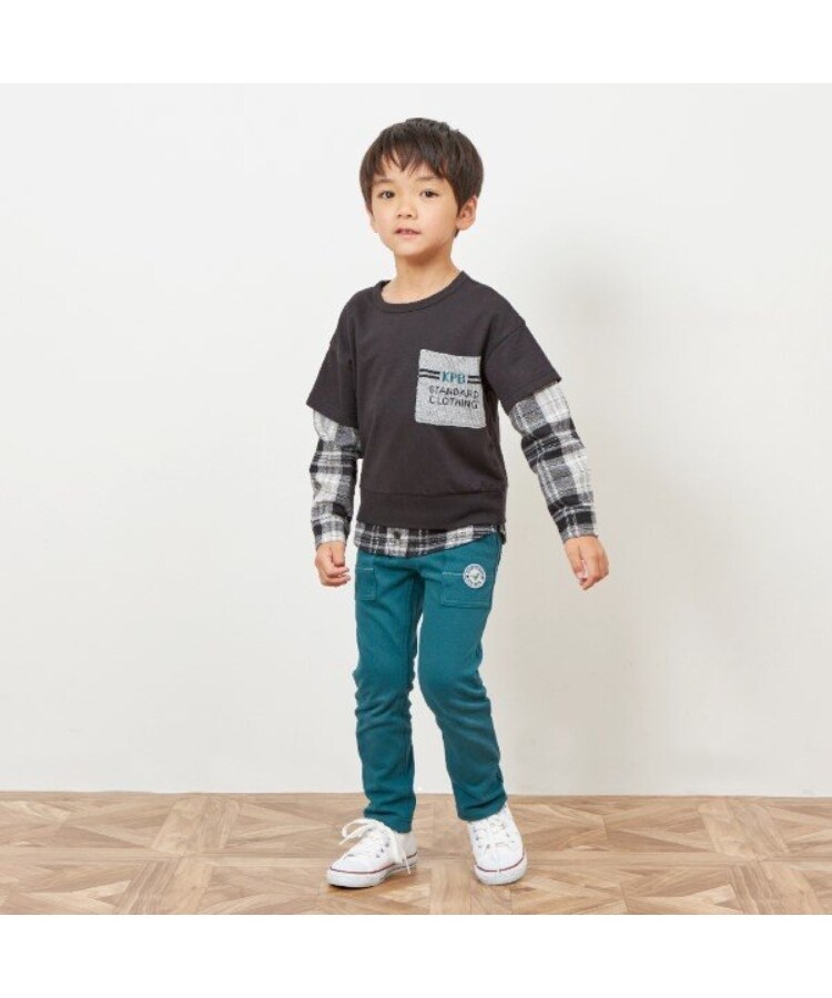ケーピー(KP)のKPBOY ツイルストレッチ裏起毛パンツ(80～150)6