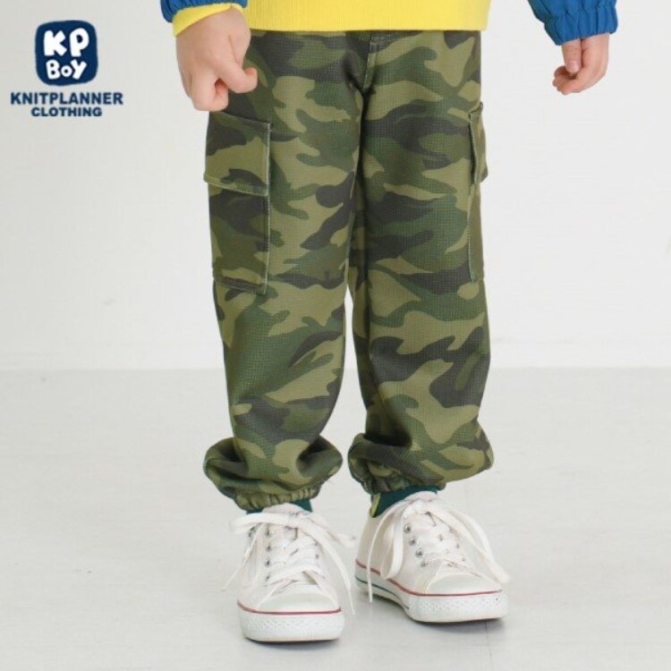 ケーピー(KP)のKPBOY 迷彩柄プリントニットツイルパンツ(100～130) その他
