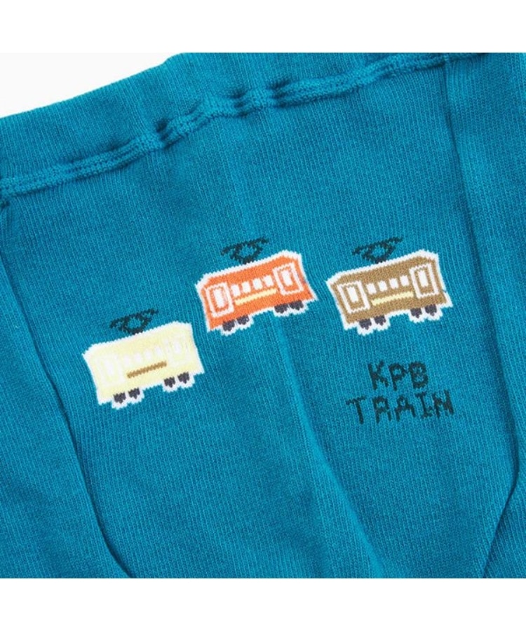 ケーピー(KP)のKPBOY 日本製/電車柄ベビータイツスパッツ(80～90)10