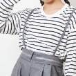 ケーピー(KP)のtroislapins サスペンダー付きワイドパンツ(140～160)9