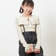 ケーピー(KP)のtroislapins サスペンダー付きワイドパンツ(140～160)12