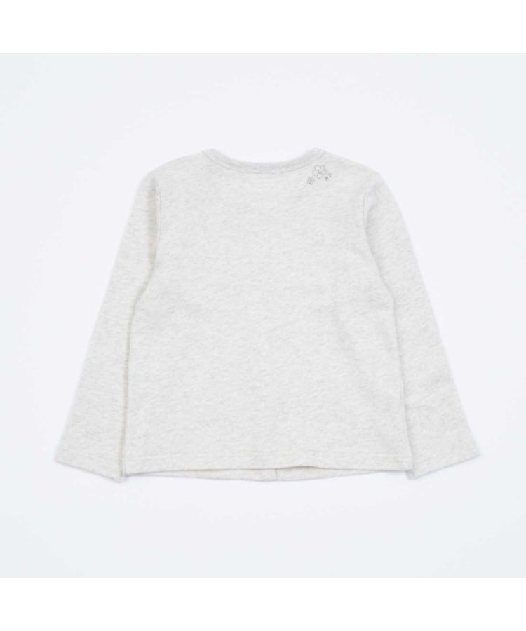 ケーピー(KP)のKP ミニ裏毛花刺しゅうカーディガン(100～160)2