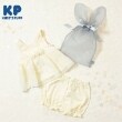 ケーピー(KP)のKP うさ耳ギフト袋付きエプロンドレス＆ブルマセット オフホワイト(003)