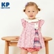ケーピー(KP)のKP うさぎチェック半袖ワンピブルマセット(80～100) ピンク(071)