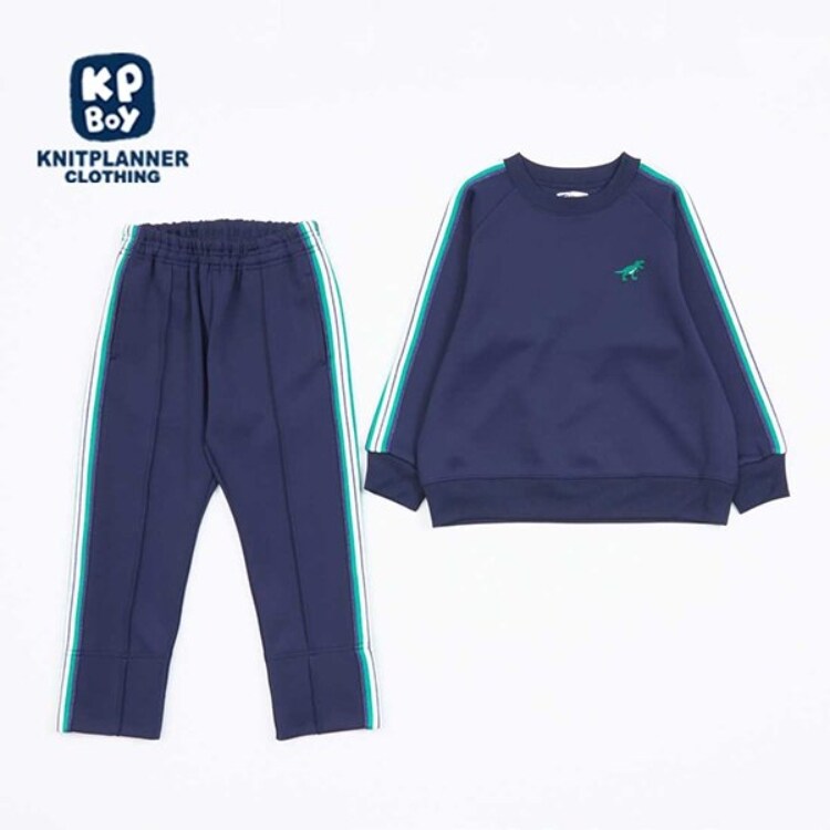 ケーピー(KP)のKPBOY 恐竜刺しゅうライン入り上下セット(110～150) その他