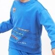 ケーピー(KP)のKPBOY 電車刺しゅうミニ裏毛上下セット(80～120)15