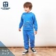 ケーピー(KP)のKPBOY 電車刺しゅうミニ裏毛上下セット(80～120) ブルー(091)