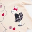 ケーピー(KP)のKP うさぎりんごアップリケスカラップトレーナー(80～140)15