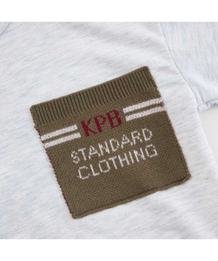 ケーピー(KP)のKPBOY チェックとミニ裏毛のレイヤード風トレーナー(90～160)9
