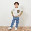 ケーピー(KP)のKPBOY チェックとミニ裏毛のレイヤード風トレーナー(90～160)4
