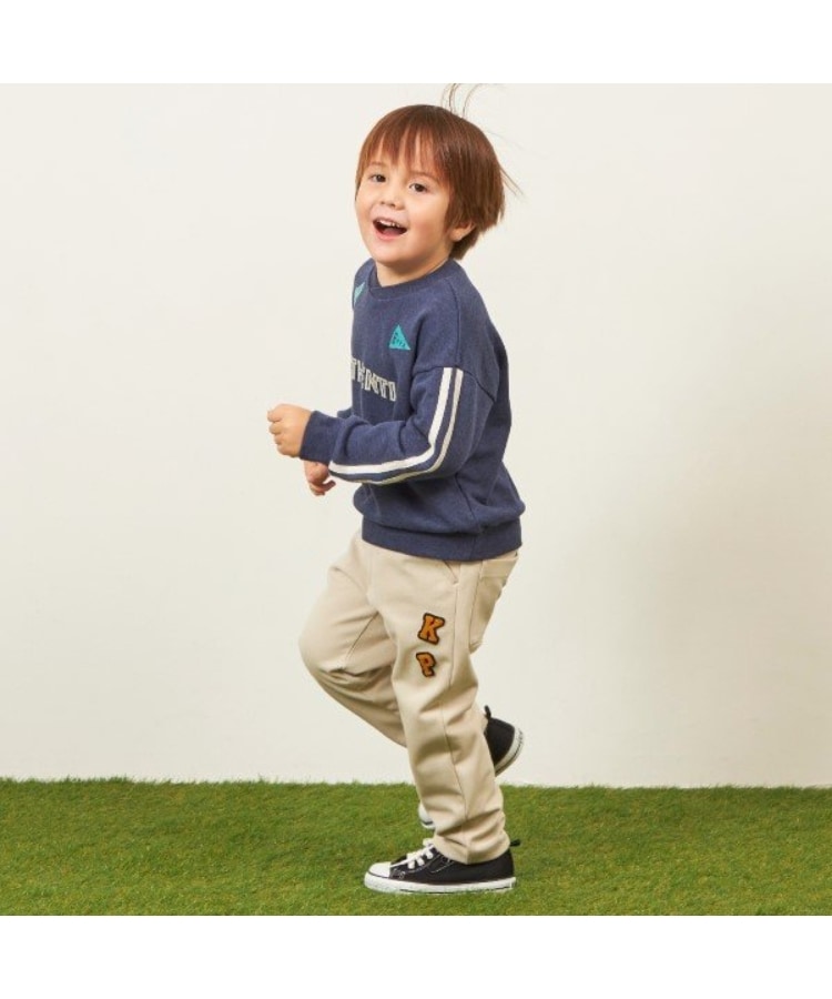 ケーピー(KP)のKPBOY 衿重ね合わせの裏毛トレーナー(110～140)7