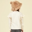 ケーピー(KP)のKP 肩フリルボーダー長袖Tシャツ(100～160)10