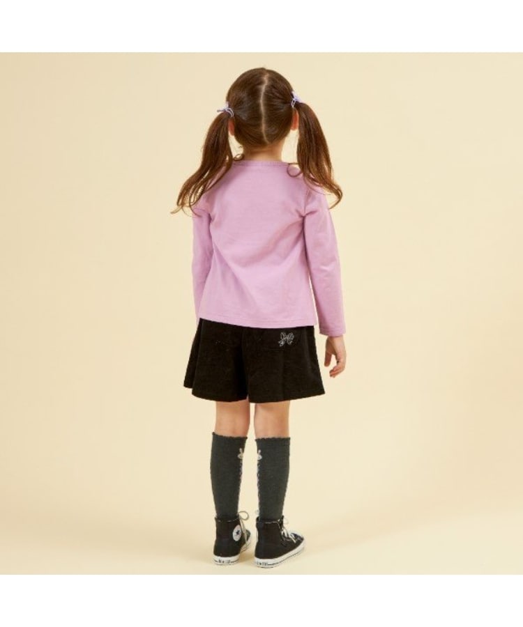 ケーピー(KP)のKP うさぎチェックアップリケ長袖Tシャツ(80～140)10