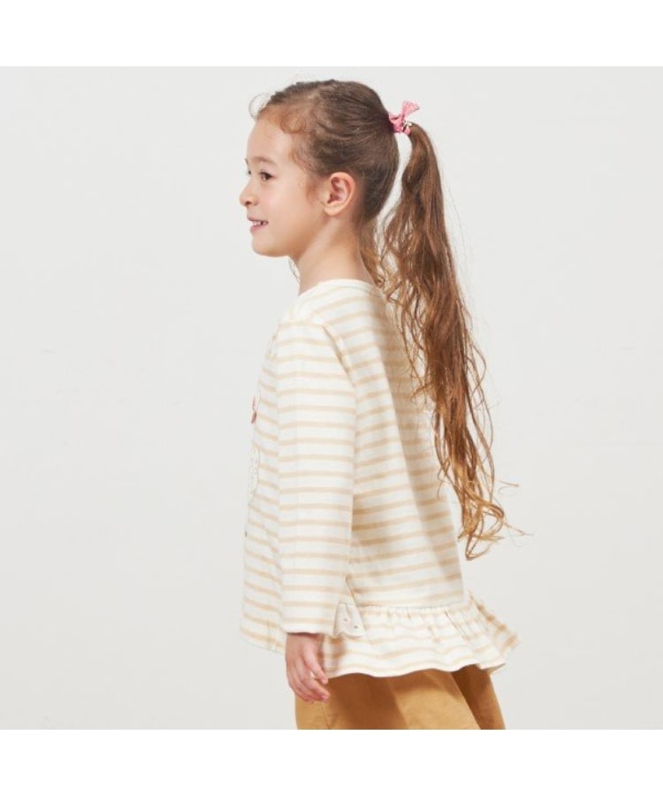 ケーピー(KP)のKP うさぎアップリケ長袖Tシャツ(80～140)12