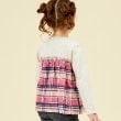 ケーピー(KP)のKP チェック切り替えリボン付き長袖Tシャツ(80～150)16