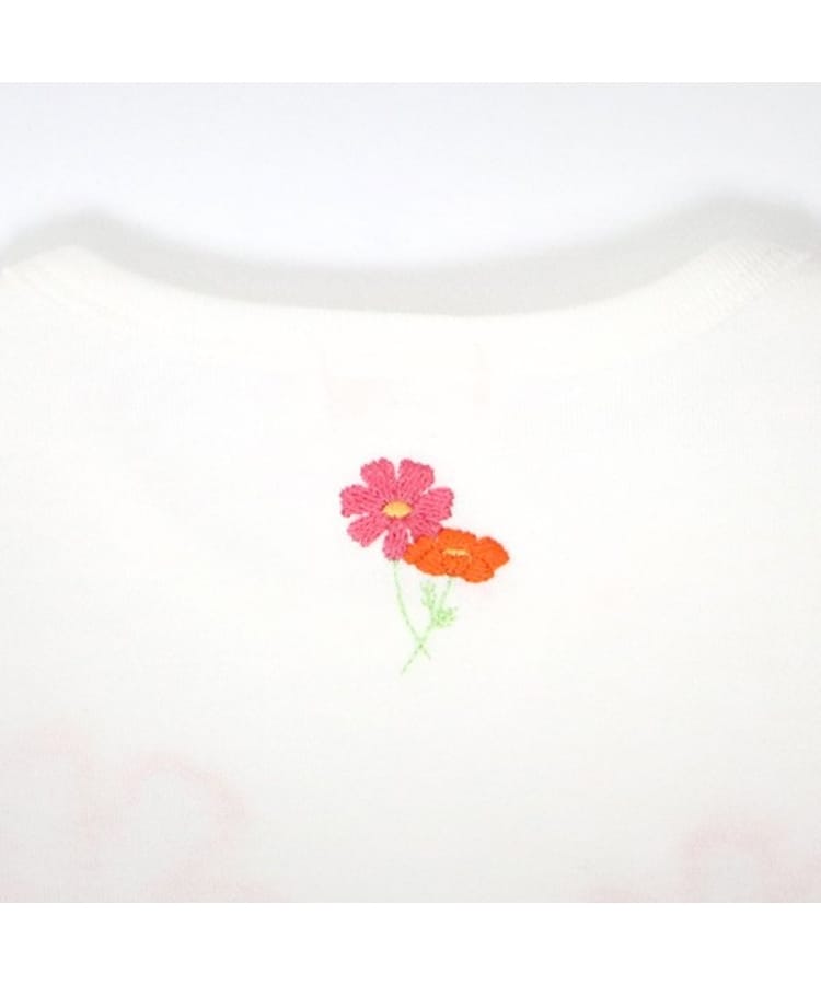 ケーピー(KP)のKP コスモスアップリケ長袖Tシャツ(80～140)3