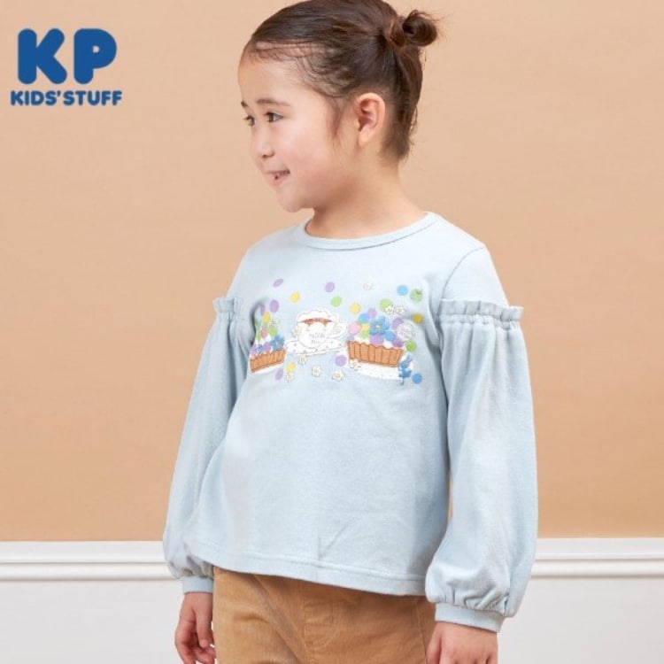 ケーピー(KP)のKP タルトアップリケ長袖Tシャツ(90～140) その他