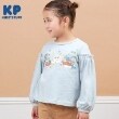 ケーピー(KP)のKP タルトアップリケ長袖Tシャツ(90～140) ミントグリーン(021)