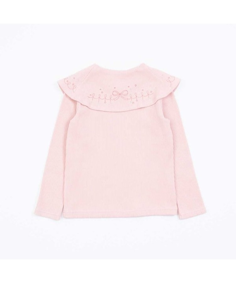ケーピー(KP)のKP ラメ刺しゅうビッグカラー長袖Tシャツ(90～160)9