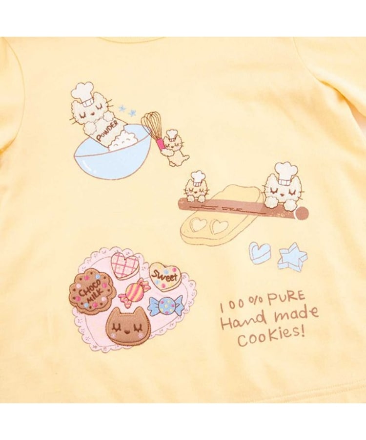 ケーピー(KP)のKP パティシエネコちゃん長袖Tシャツ(80～140)7