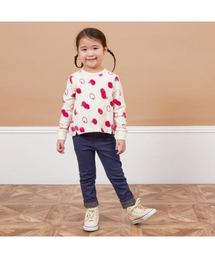 ケーピー(KP)のKP リンゴベロアジャガード長袖Tシャツ(90～130)5