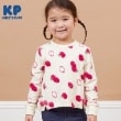 ケーピー(KP)のKP リンゴベロアジャガード長袖Tシャツ(90～130) ピンク(072)