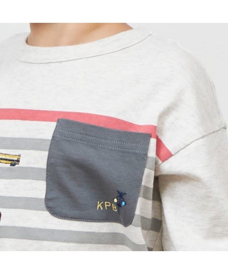 ケーピー(KP)のKPBOY 日本製/電車モチーフの長袖Ｔシャツ(80～130)5