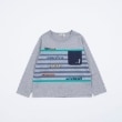 ケーピー(KP)のKPBOY 日本製/電車モチーフの長袖Ｔシャツ(80～130)2