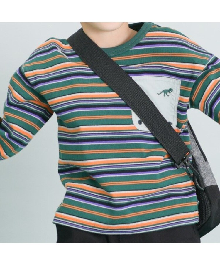 ケーピー(KP)のKPBOY マルチボーダー長袖Ｔシャツ(90～150)4