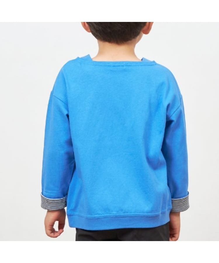 ケーピー(KP)のKPBOY ボートネック袖折り返し長袖Tシャツ(100～160)3